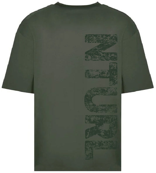 n_a_ OVERSIZE T - EARTHY GREEN/GREEN (DESIGN 1)