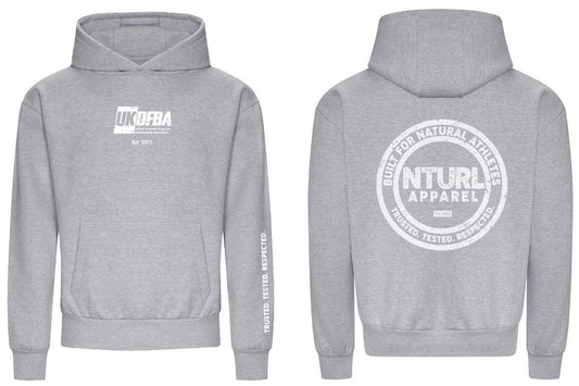 UKDFBA PREMIUM GREY OVERSIZE HOODIE (DESIGN 4)