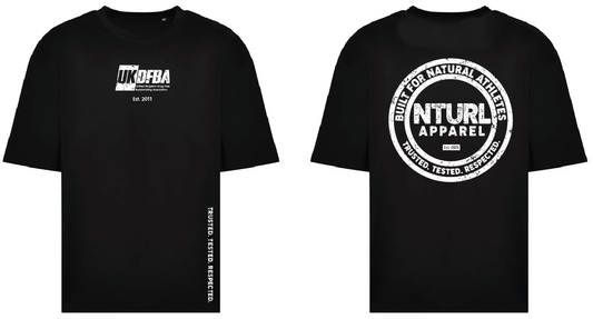 UKDFBA OVERSIZE T - BLACK/WHITE (DESIGN 4)