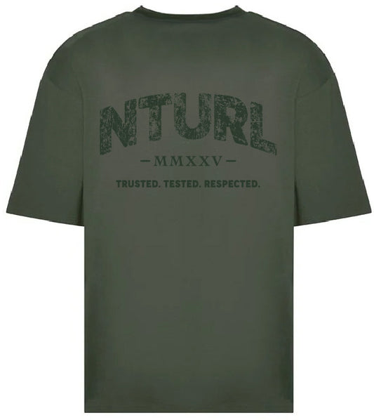 n_a_ OVERSIZE T - EARTHY GREEN/GREEN (DESIGN 2)
