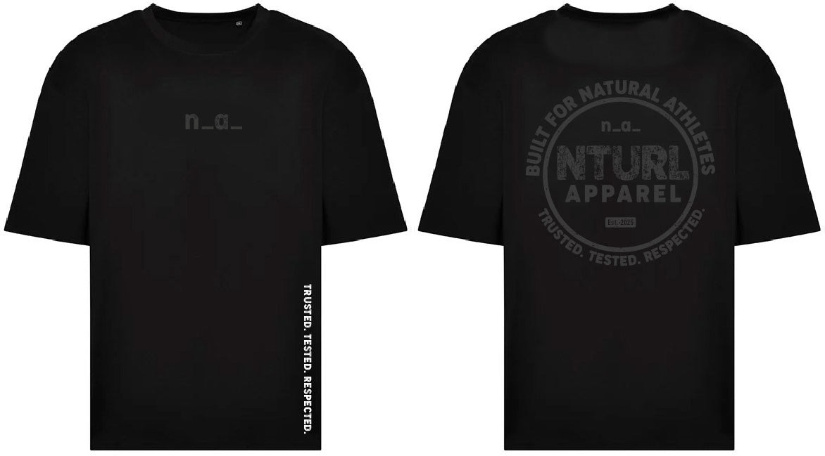 n_a_ OVERSIZE T - BLACK/GREY (DESIGN 3)