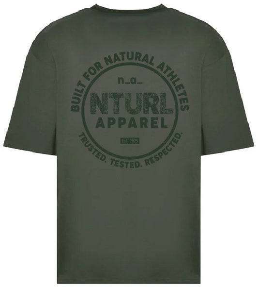 n_a_ OVERSIZE T - EARTHY GREEN/GREEN (DESIGN 3)