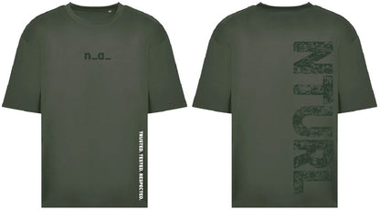 n_a_ OVERSIZE T - EARTHY GREEN/GREEN (DESIGN 1)