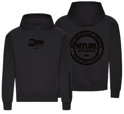 UKDFBA PREMIUM BLACK OVERSIZE HOODIE (DESIGN 4)