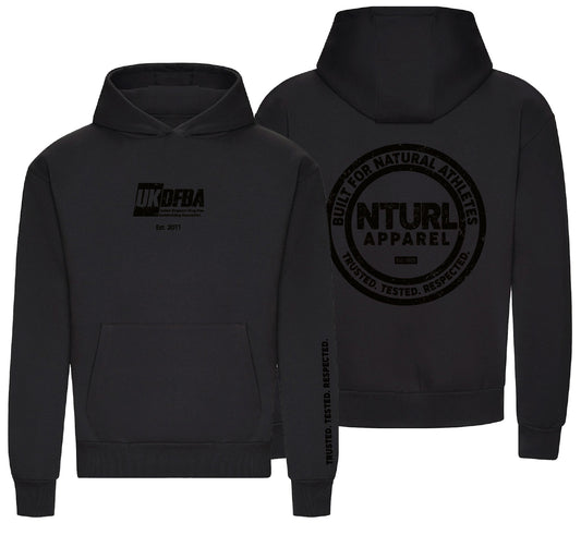 UKDFBA PREMIUM BLACK OVERSIZE HOODIE (DESIGN 4)