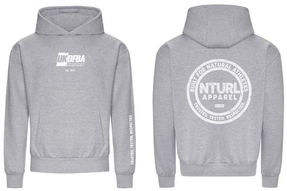UKDFBA PREMIUM GREY OVERSIZE HOODIE (DESIGN 4) - 50% OFF