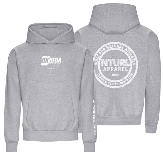 UKDFBA PREMIUM GREY OVERSIZE HOODIE (DESIGN 4) - 50% OFF