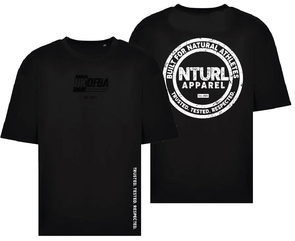 UKDFBA OVERSIZE T - BLACK/WHITE (DESIGN 4) - 50% OFF