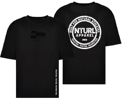 UKDFBA OVERSIZE T - BLACK/WHITE (DESIGN 4) - 50% OFF