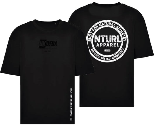 UKDFBA OVERSIZE T - BLACK/WHITE (DESIGN 4) - 50% OFF