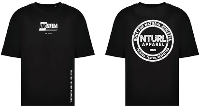 UKDFBA OVERSIZE T - BLACK/WHITE (DESIGN 4)
