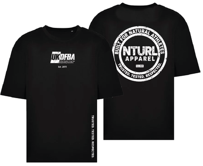 UKDFBA OVERSIZE T - BLACK/WHITE (DESIGN 4)