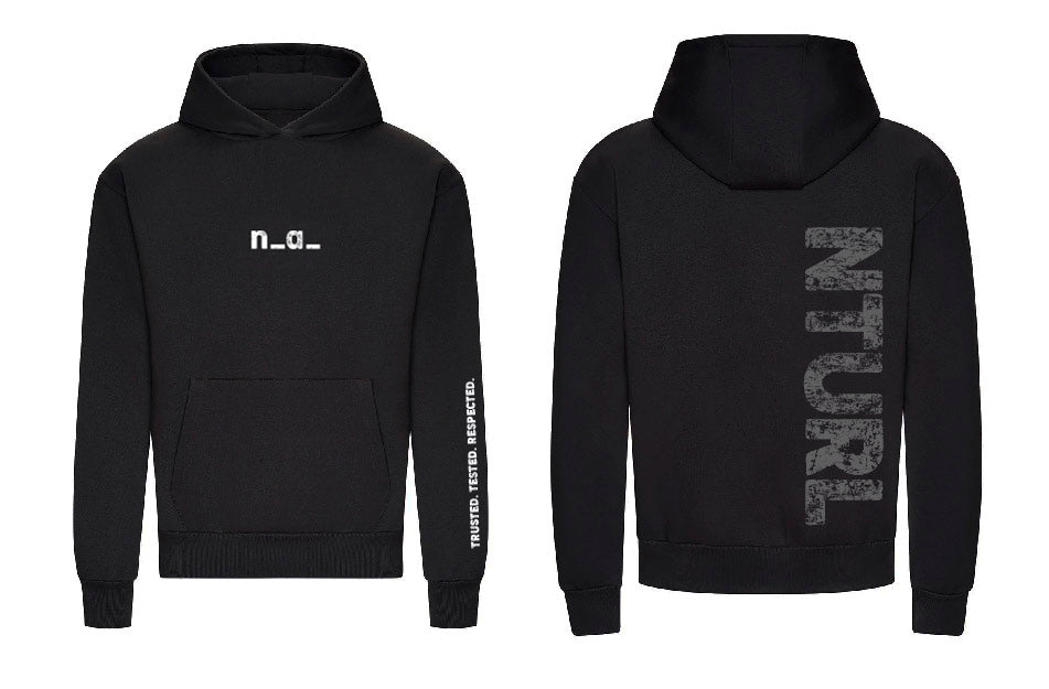 n_a_ PREMIUM BLACK OVERSIZE HOODIE (DESIGN 1) SALE