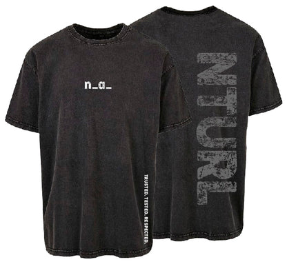 n_a_ BLACK ACID WASH OVERSIZE T (DESIGN 1) SALE