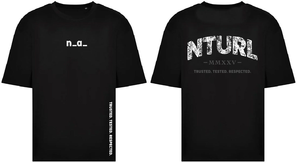 n_a_ OVERSIZE T - BLACK/WHITE (DESIGN 2)