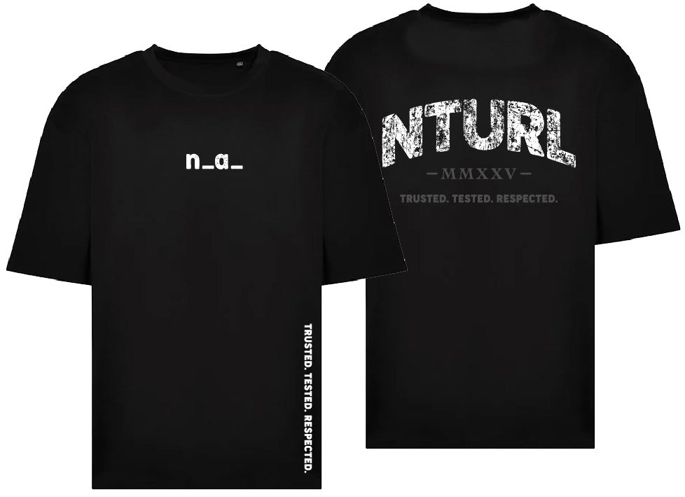 n_a_ OVERSIZE T - BLACK/WHITE (DESIGN 2)