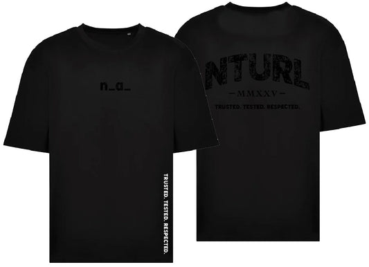 n_a_ OVERSIZE T - BLACK/BLACK (DESIGN 2)