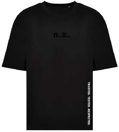 n_a_ OVERSIZE T - BLACK/BLACK (DESIGN 3)