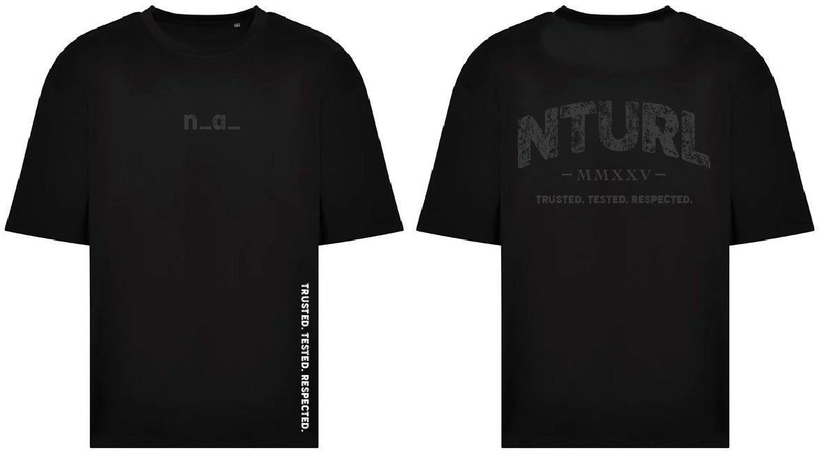 n_a_ OVERSIZE T - BLACK/GREY (DESIGN 2)