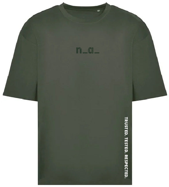 n_a_ OVERSIZE T - EARTHY GREEN/GREEN (DESIGN 3)