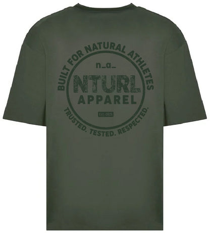 n_a_ OVERSIZE T - EARTHY GREEN/GREEN (DESIGN 3)