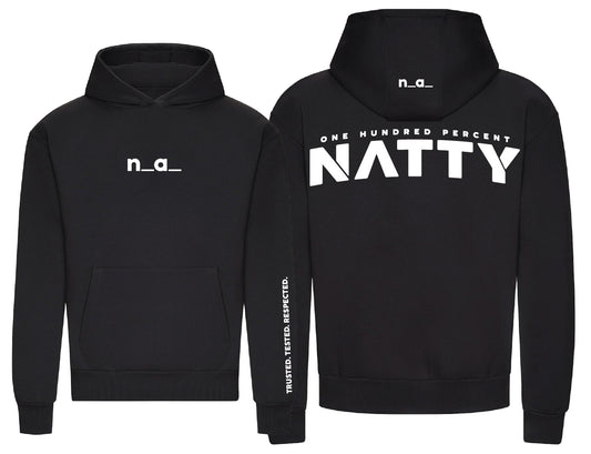 n_a_ PREMIUM WHITE on BLACK OVERSIZE HOODIE (2026 DESIGN)