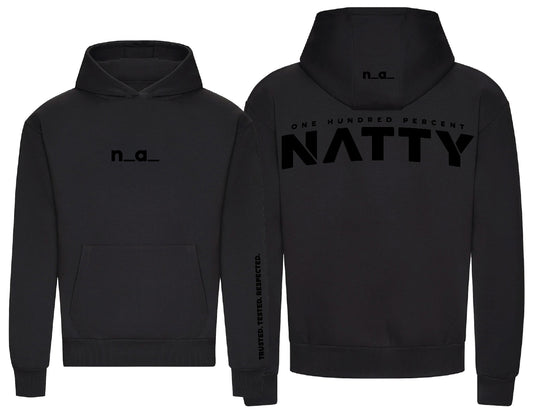 n_a_ PREMIUM BLACK on BLACK OVERSIZE HOODIE (2026 DESIGN)